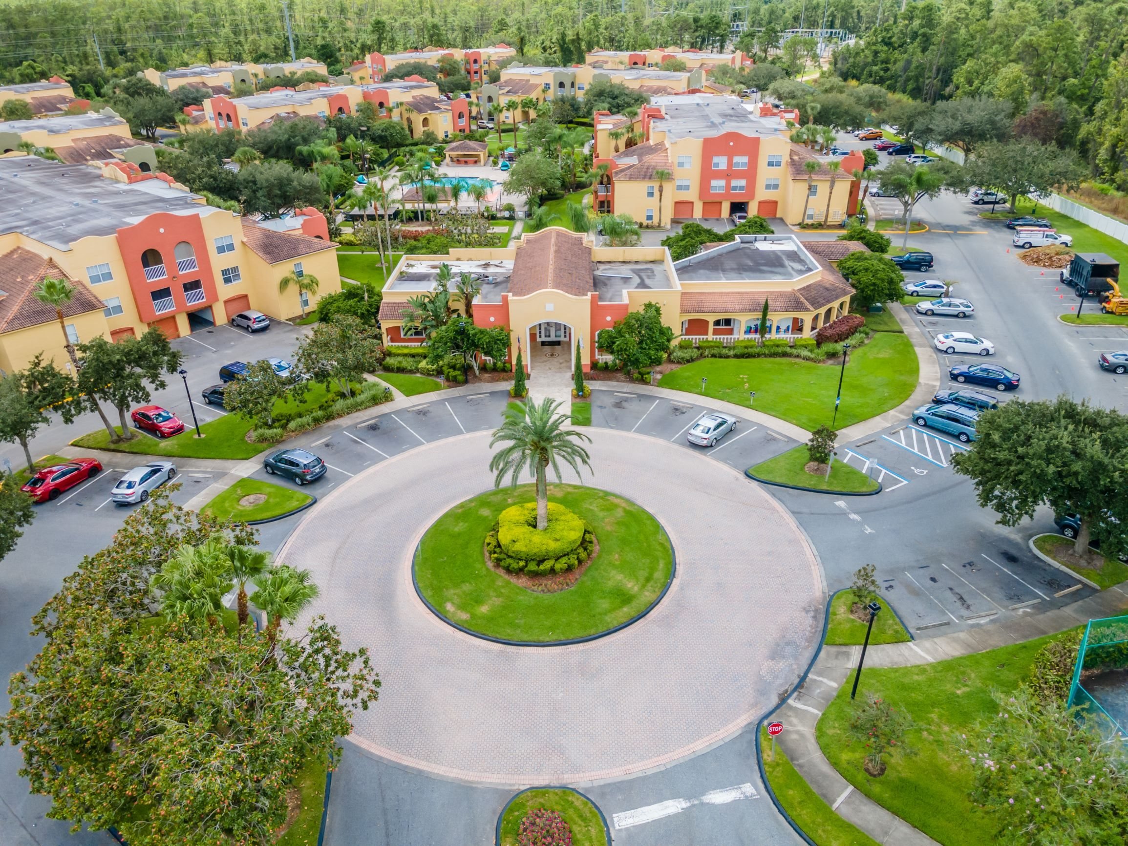 Aerial View of Mission Club Apartments in Orlando, FL